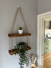 Load image into Gallery viewer, Chunky Hanging Shelf Dark Brown