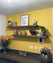 Load image into Gallery viewer, Scaffold Board Shelf DARK BROWN
