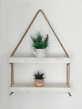 Load image into Gallery viewer, White Hanging Shelves