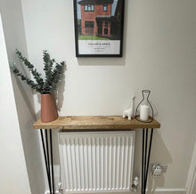 Load image into Gallery viewer, Scaffold Board Console Table MEDIUM BROWN