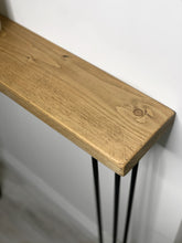 Load image into Gallery viewer, Scaffold Board Console Table MEDIUM BROWN