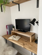 Load image into Gallery viewer, Monitor Stand | PC Riser Made Of Scaffold Boards