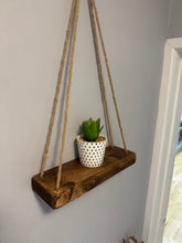 Load image into Gallery viewer, Chunky Hanging Shelf Dark Brown
