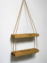 Load image into Gallery viewer, Chunky Hanging Shelf Medium Brown
