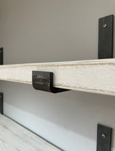 Load image into Gallery viewer, Raw Steel Shelf Brackets
